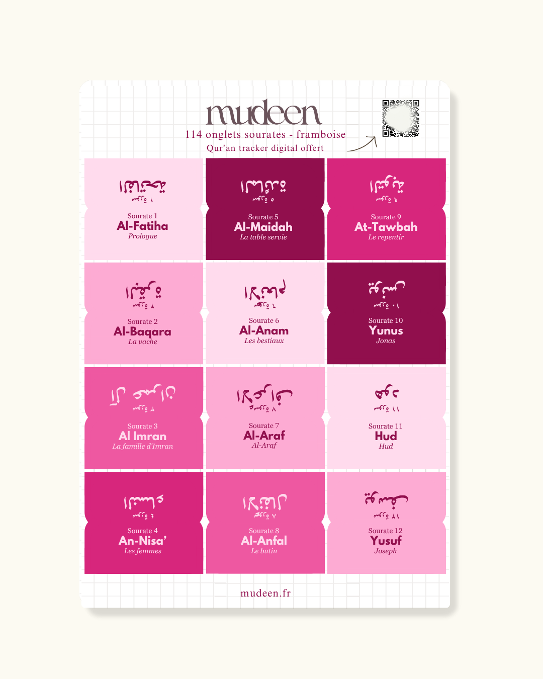 Raspberry Qur'an tabs