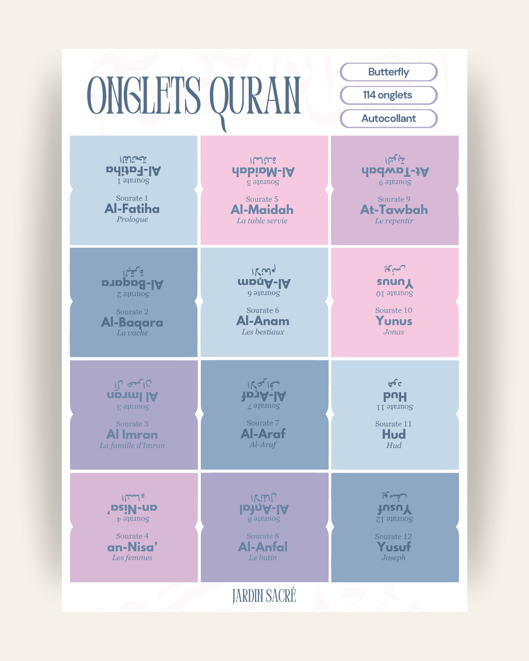 Pink Qur'an tabs