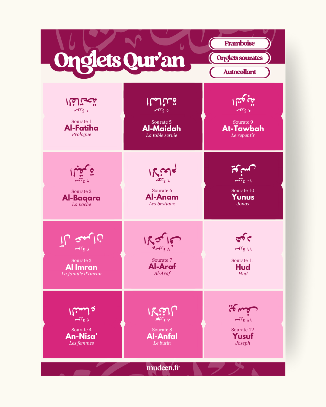 Raspberry Qur'an tabs