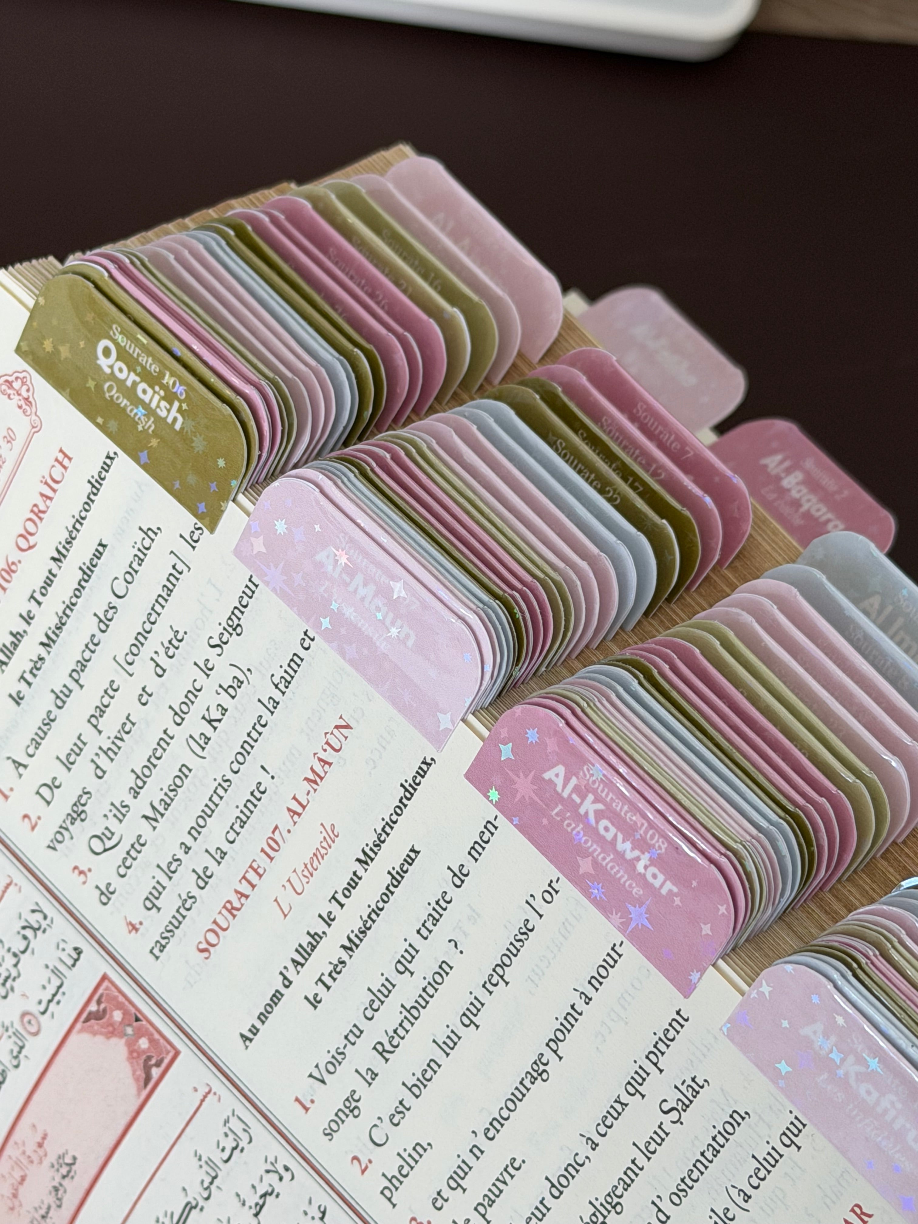 Quran avec onglets Spring