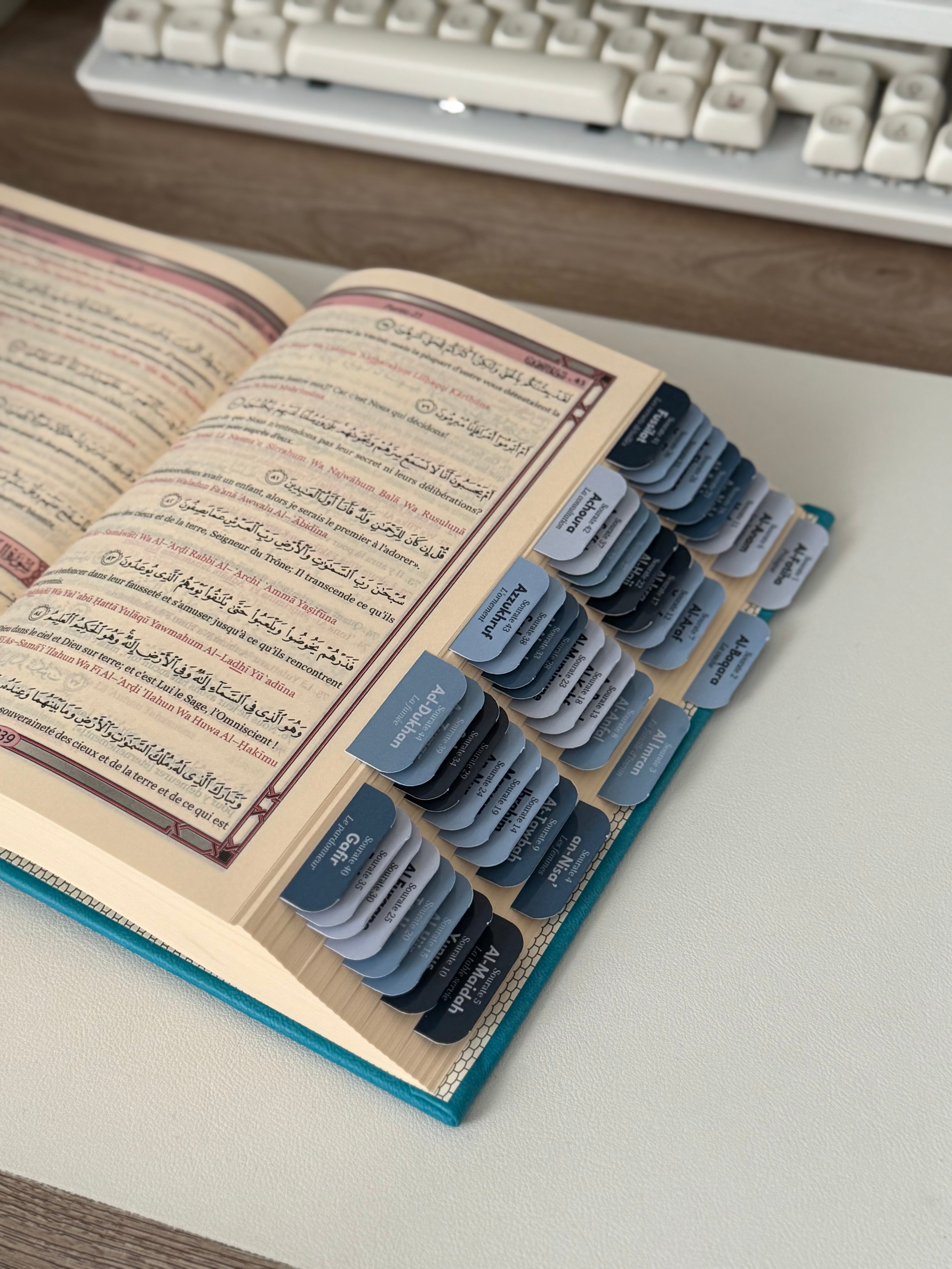Onglets Qur'an océan