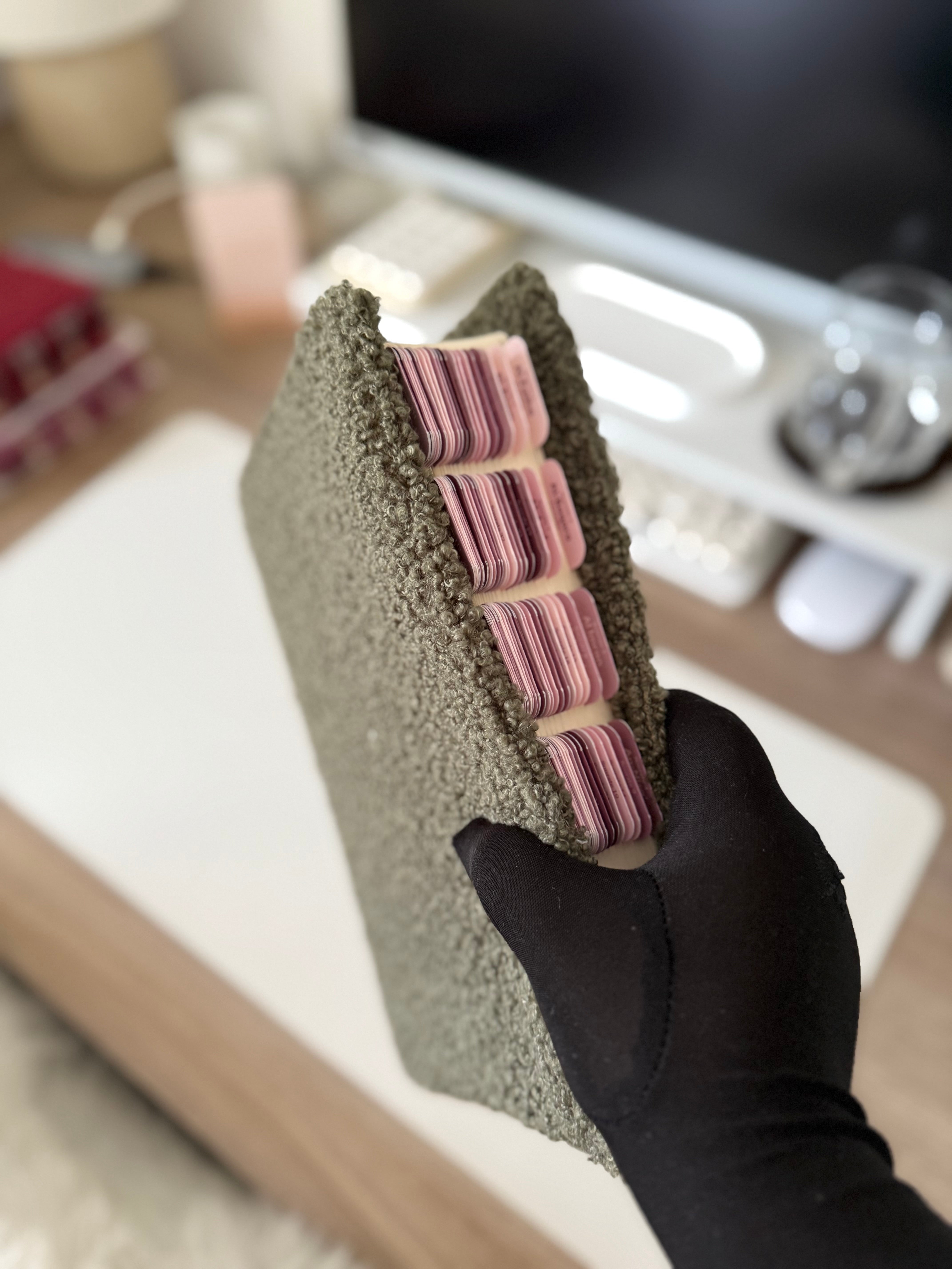 Couverture bouclette kaki