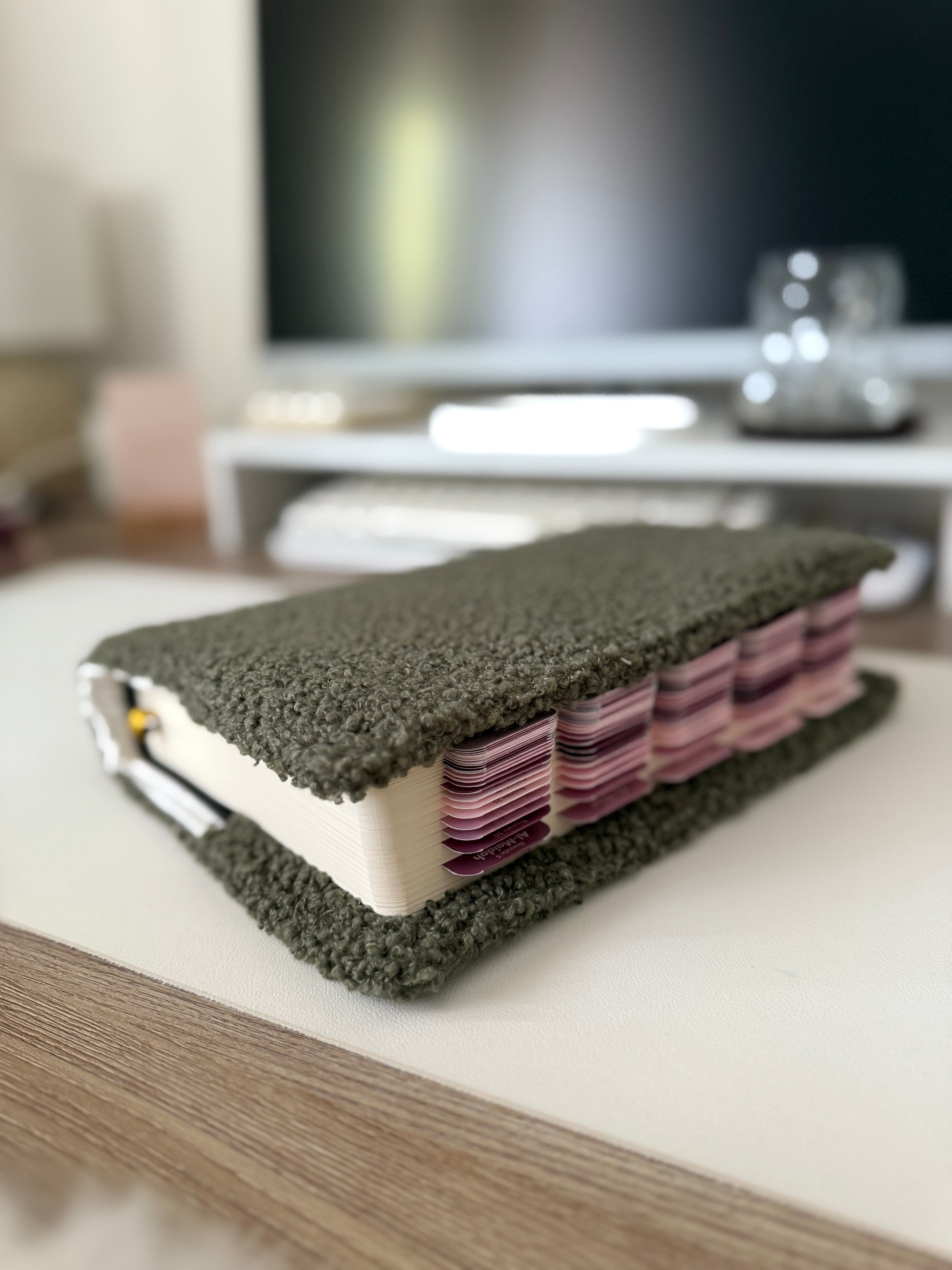 Couverture bouclette kaki