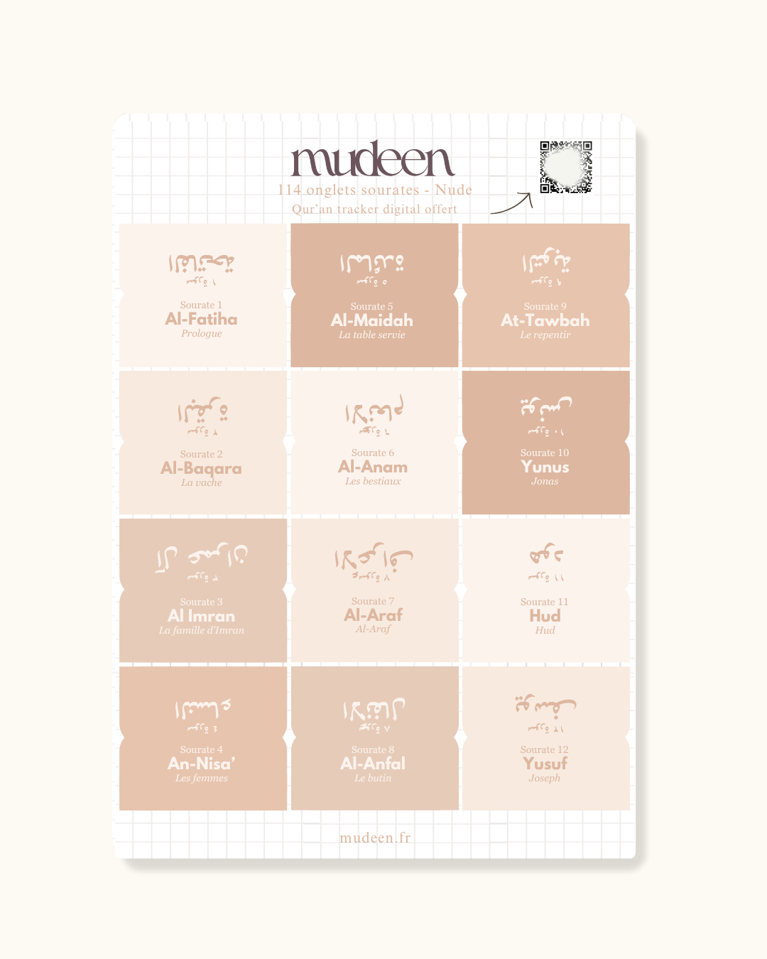 Nude Qur'an tabs
