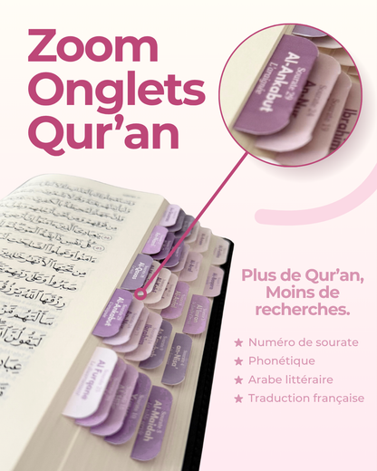 Onglets Qur'an lila