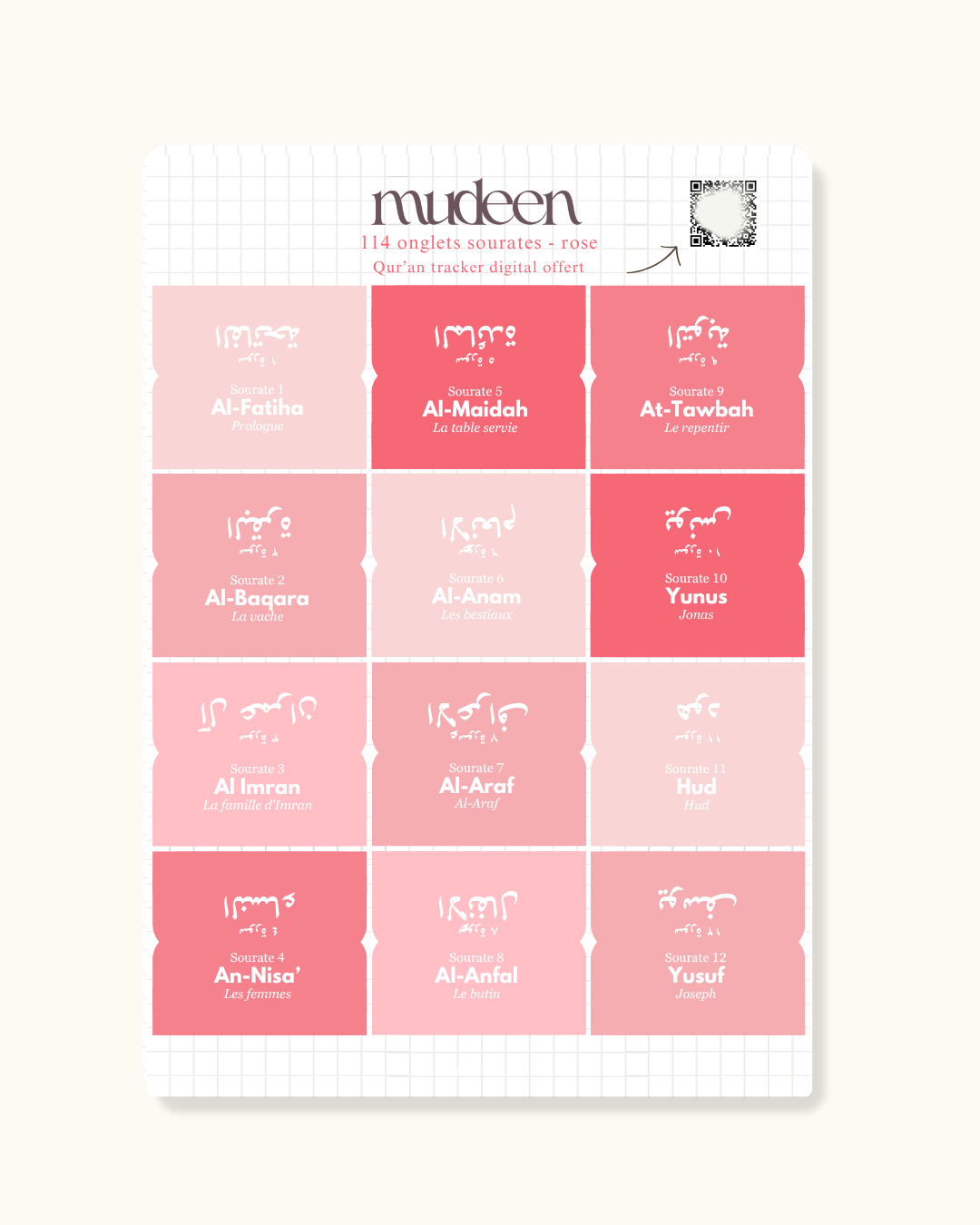 Pink Qur'an tabs