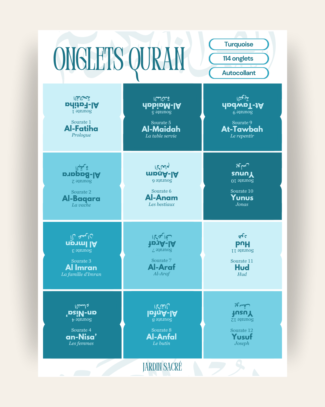 Pink Qur'an tabs