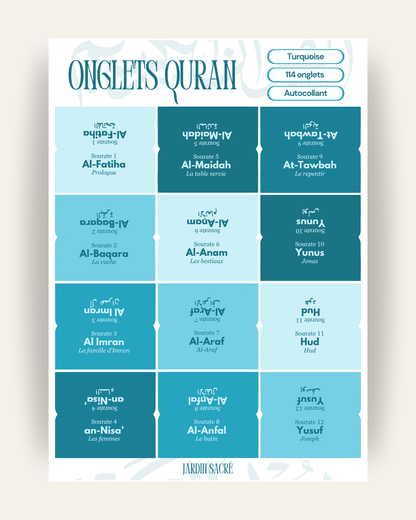 Pink Qur'an tabs