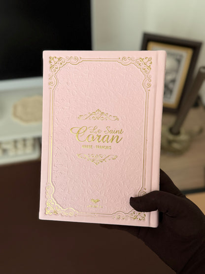 Coran arabe français rose