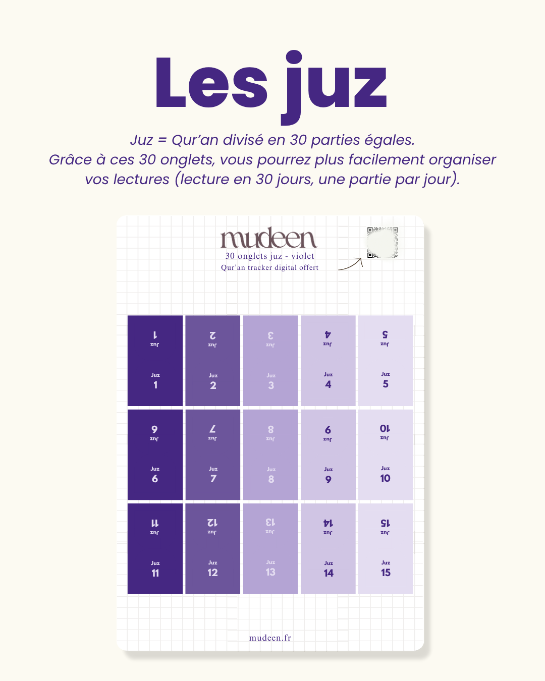 Purple Qur'an tabs