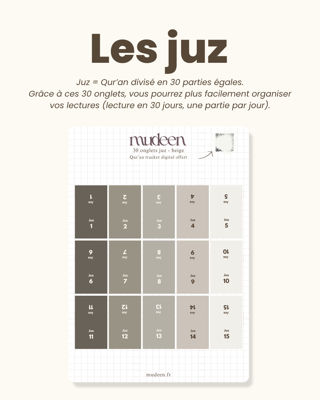 Beige Qur'an tabs