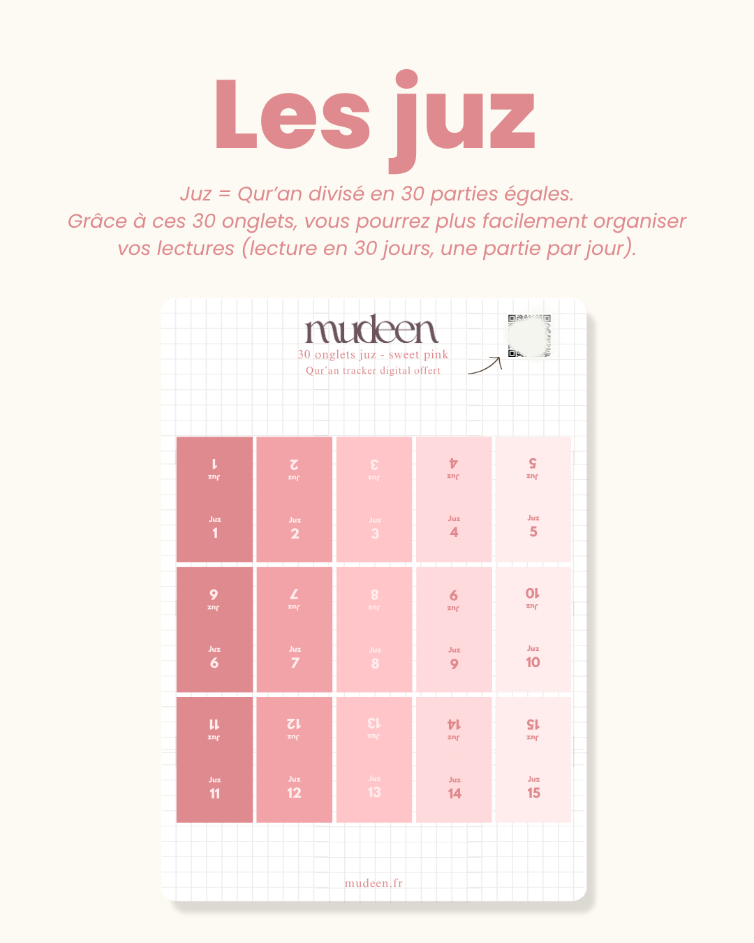 Sweet pink Qur'an tabs