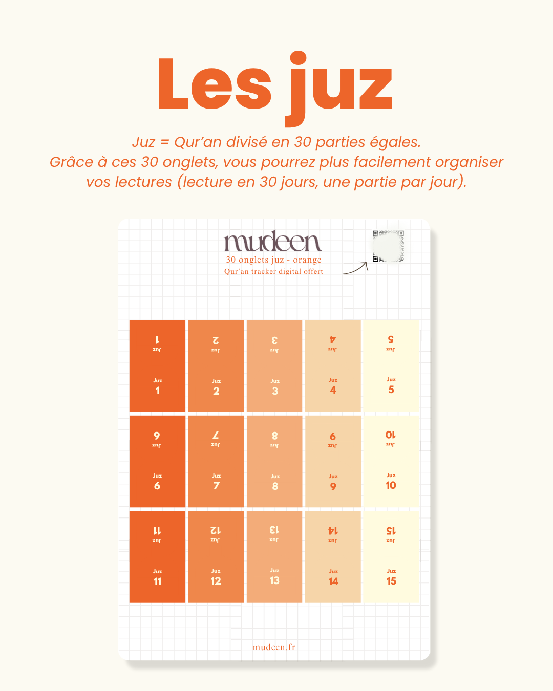 Orange Qur'an tabs