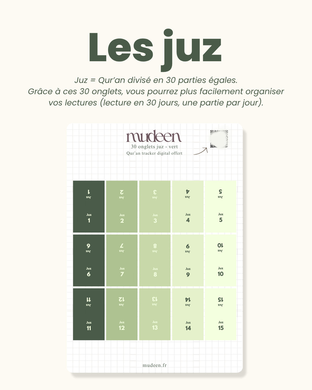 Green Qur'an tabs