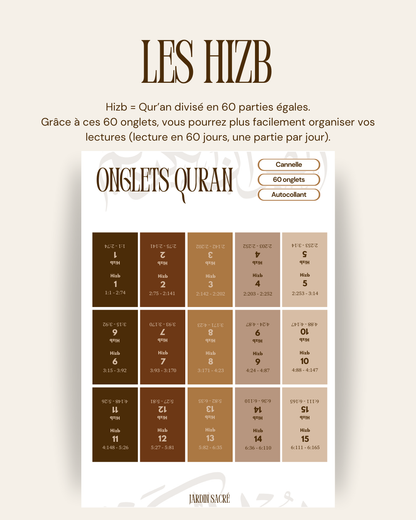 60 onglets hizb