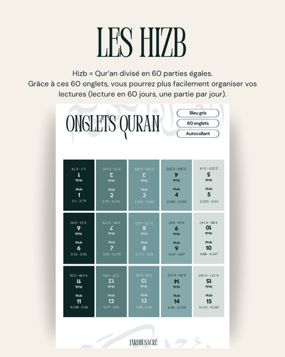 60 onglets hizb