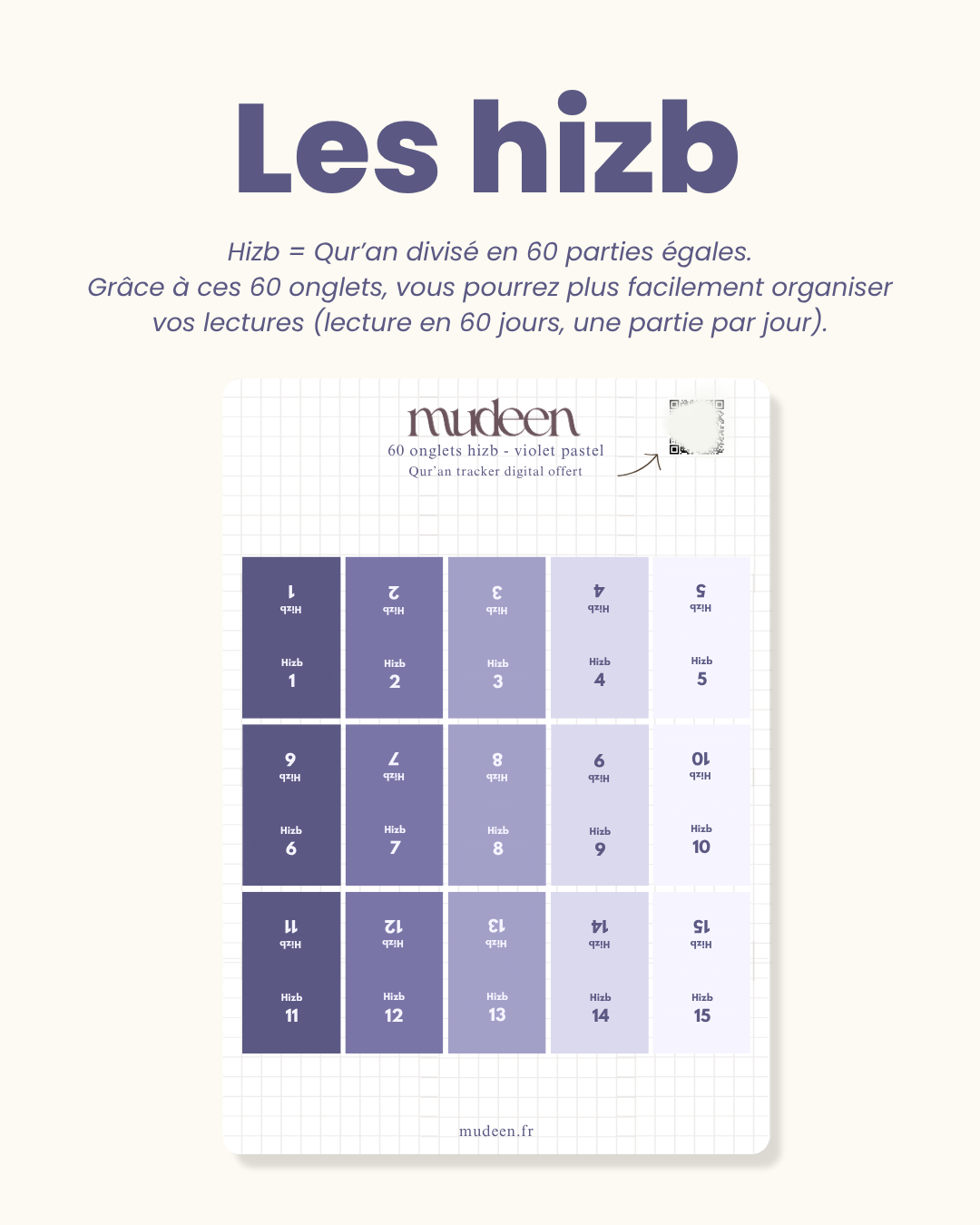 Pastel purple Qur'an tabs