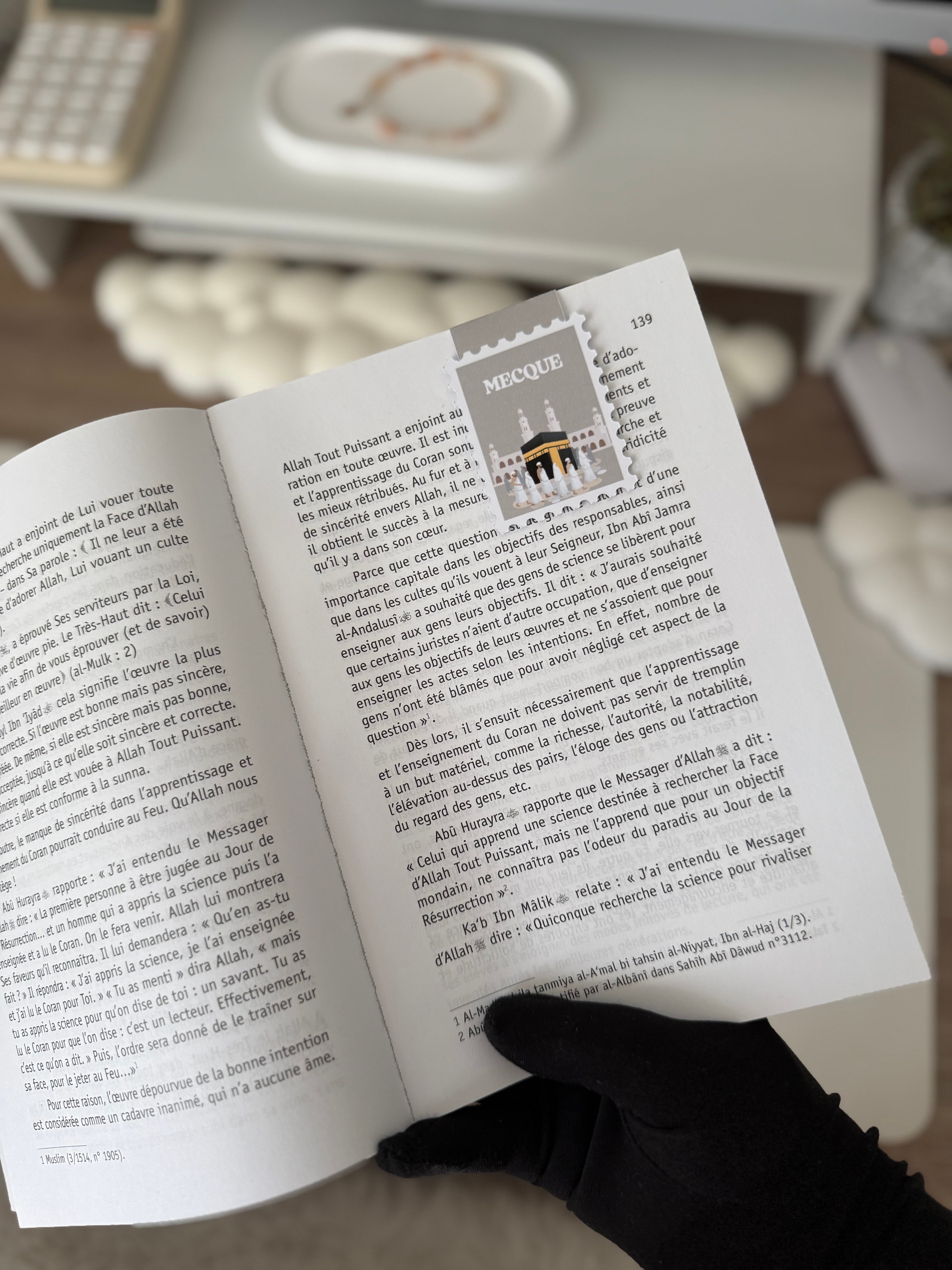 "Mecca" magnetic bookmark