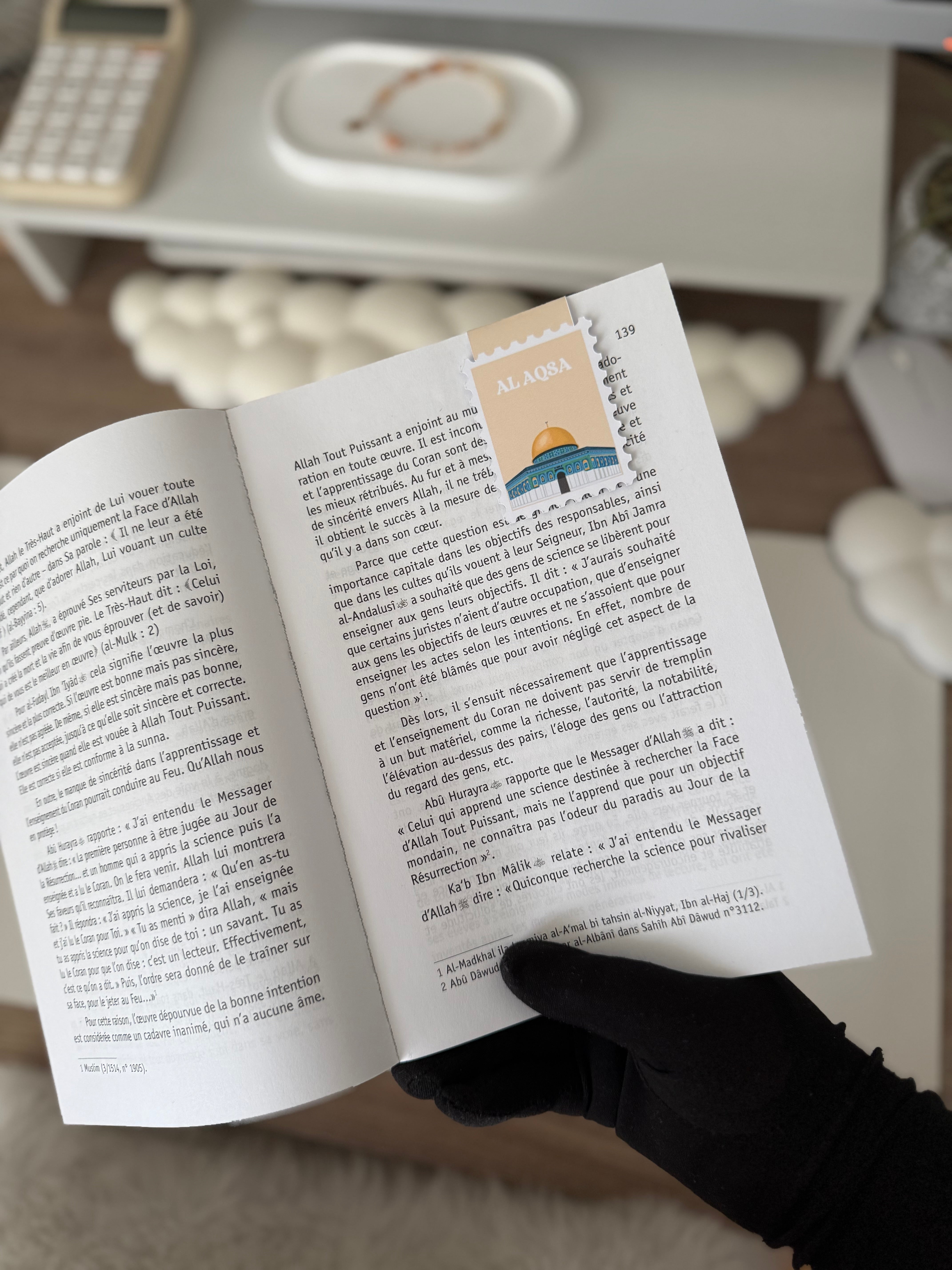 "Al Aqsa" magnetic bookmark