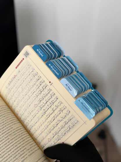Quran avec onglets plastifiés