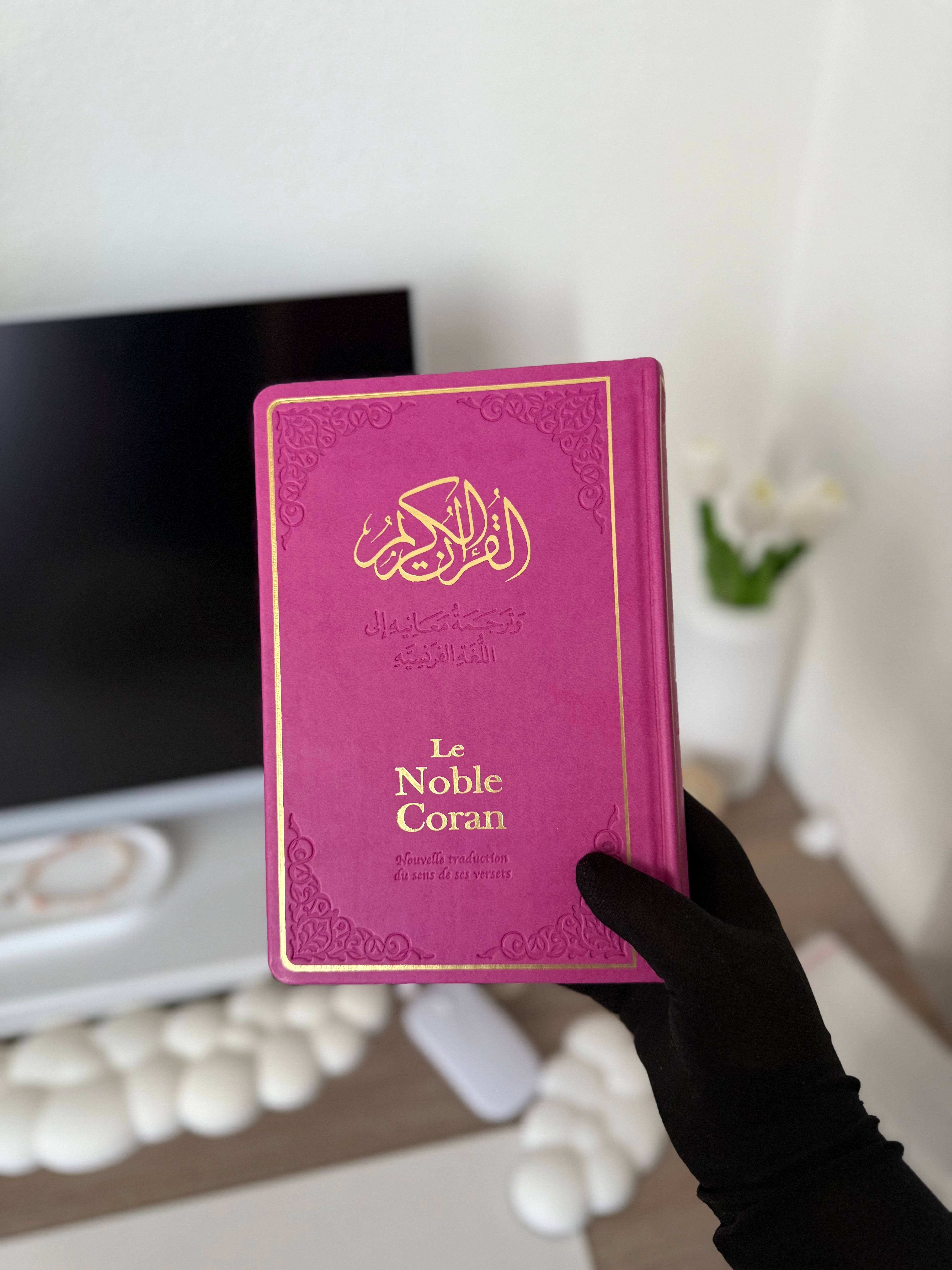 Coran rose bilingue rigide - Tawhid