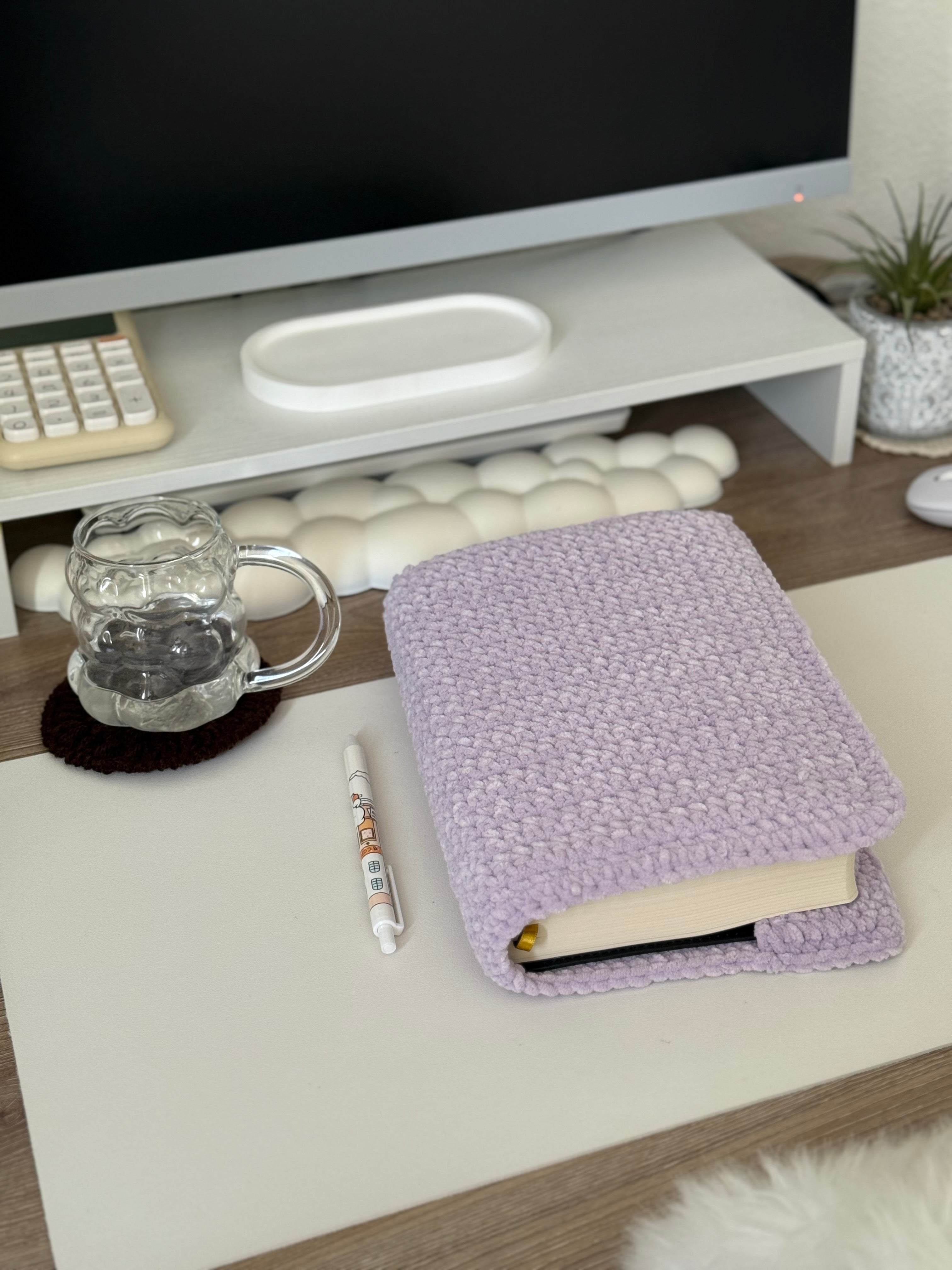 Protège mushaf en crochet violet