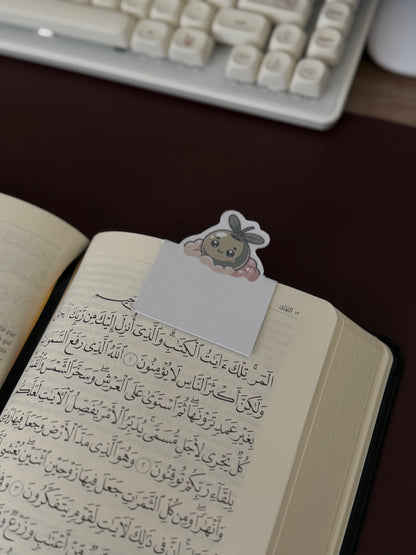 Marque-pages magnétique olive