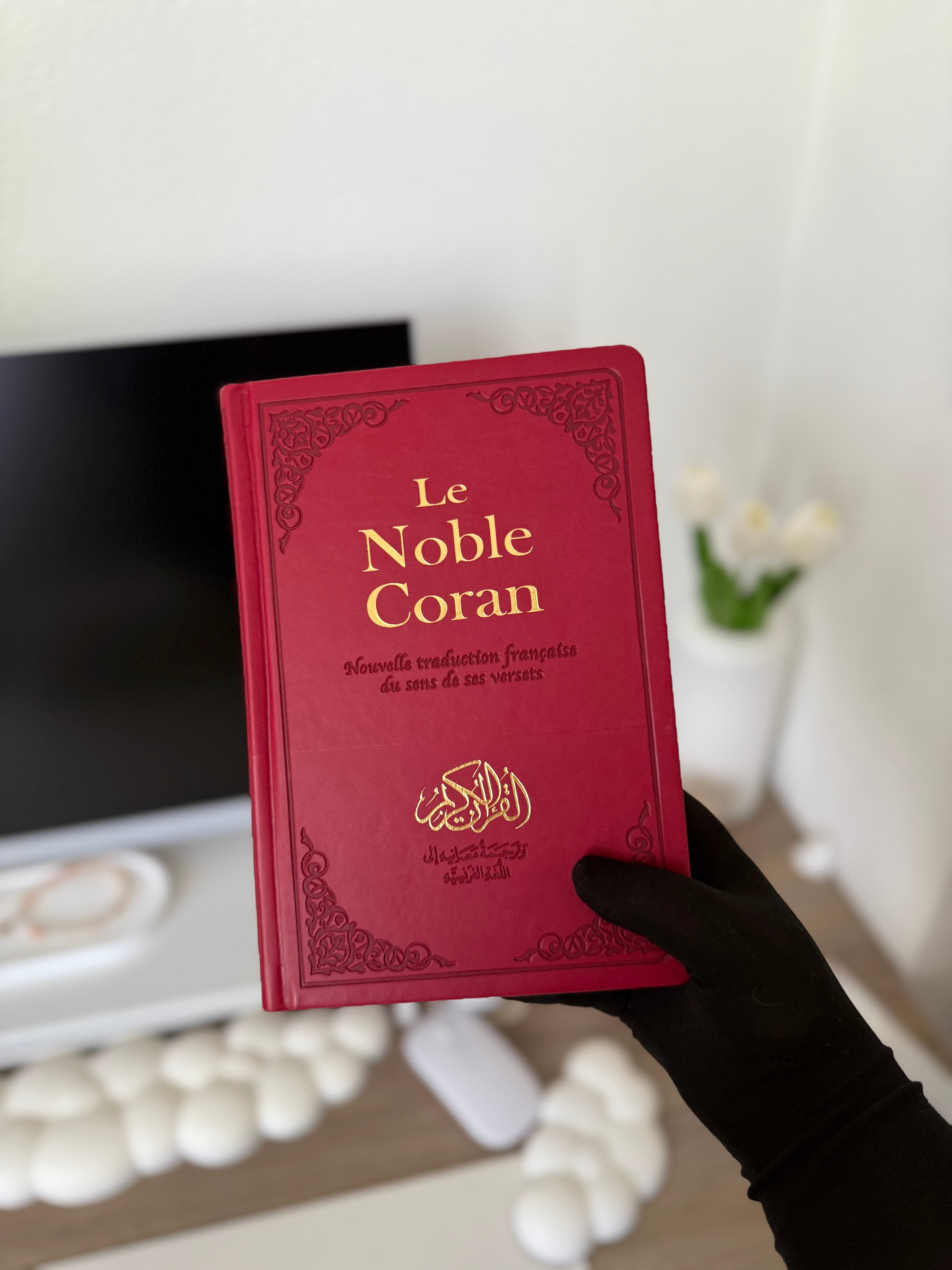 Coran rose bilingue bordeaux - Tawhid