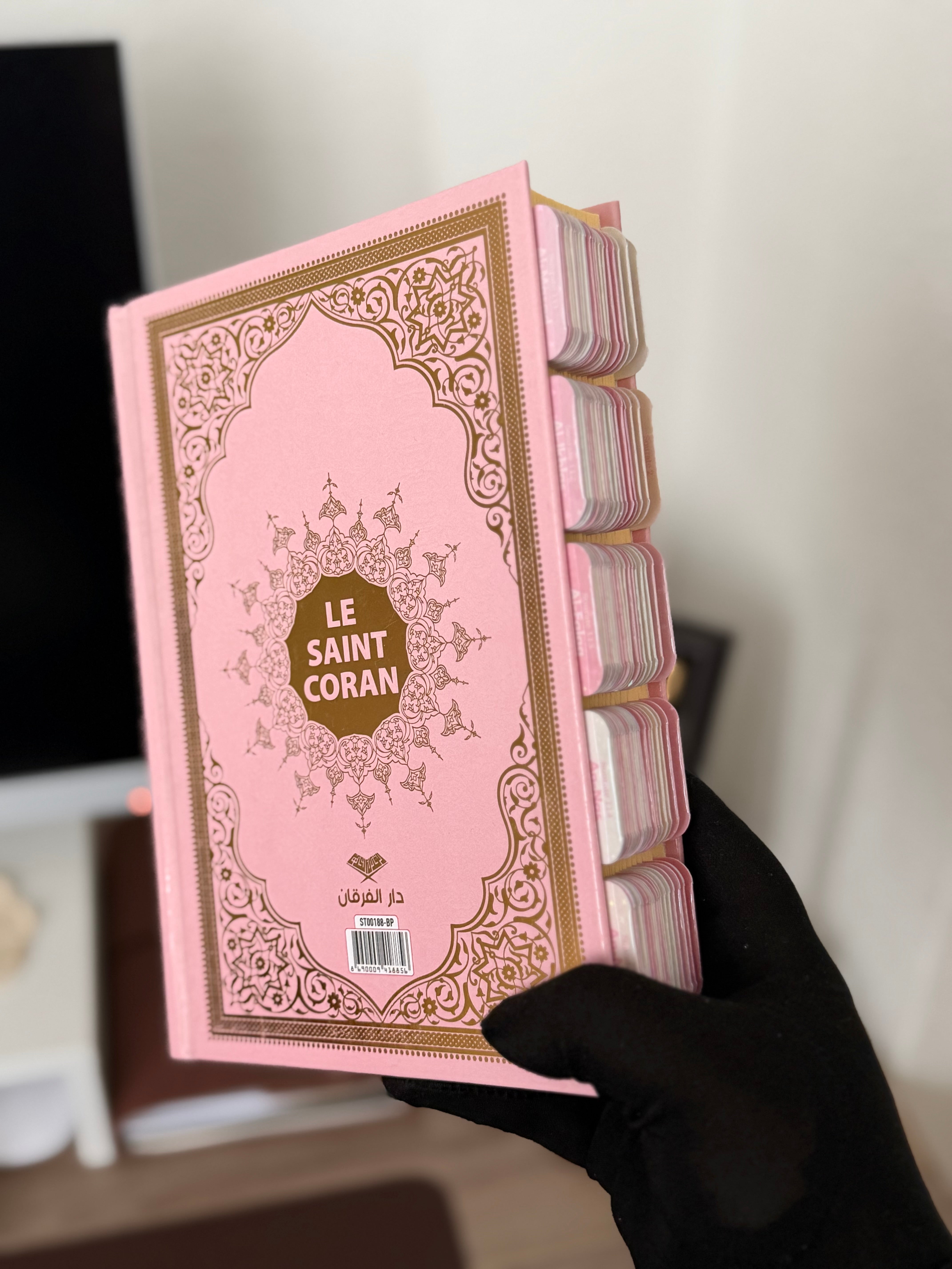 Quran avec onglets holographiques