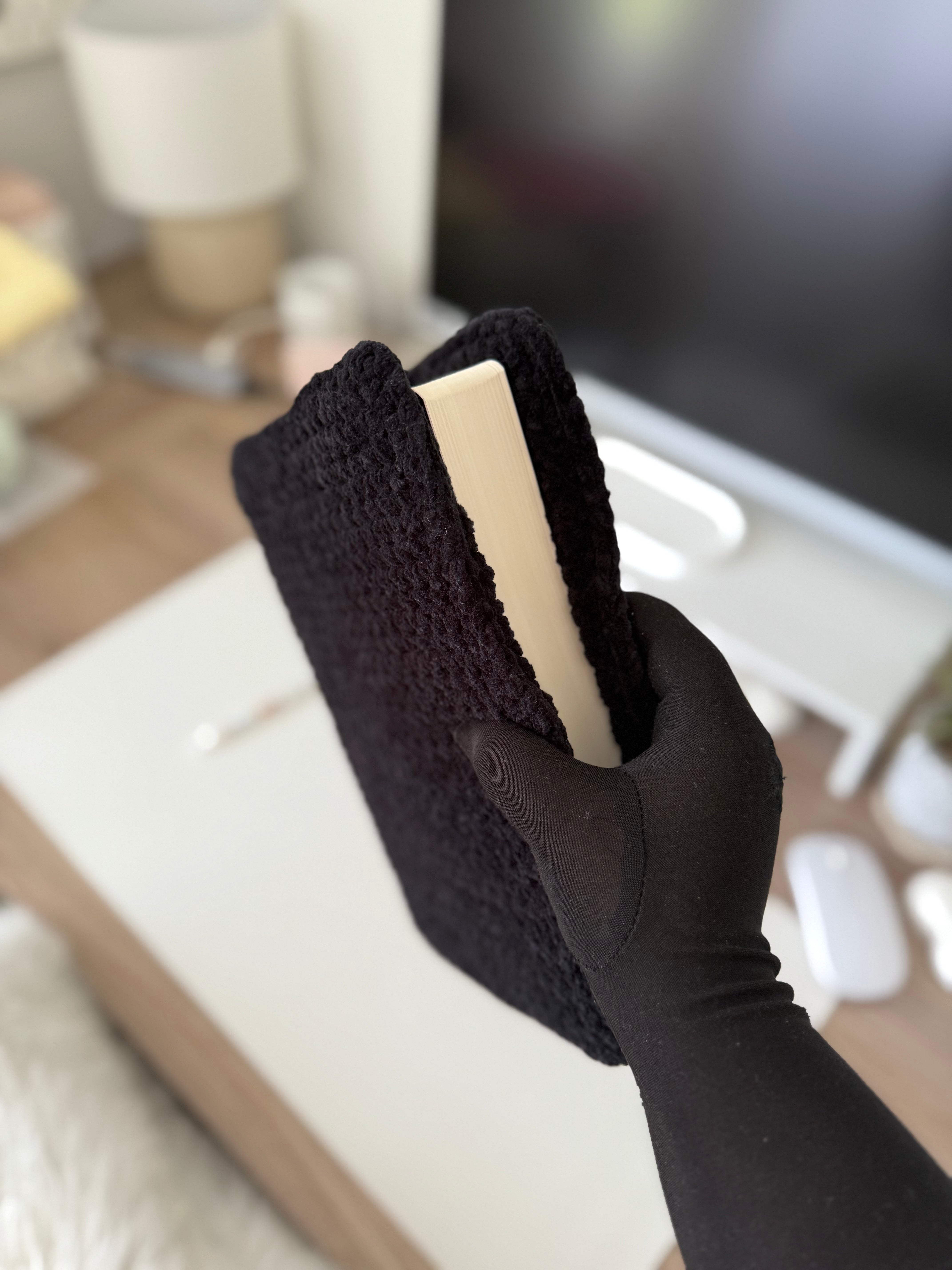 (Copie) Protège mushaf en crochet noir