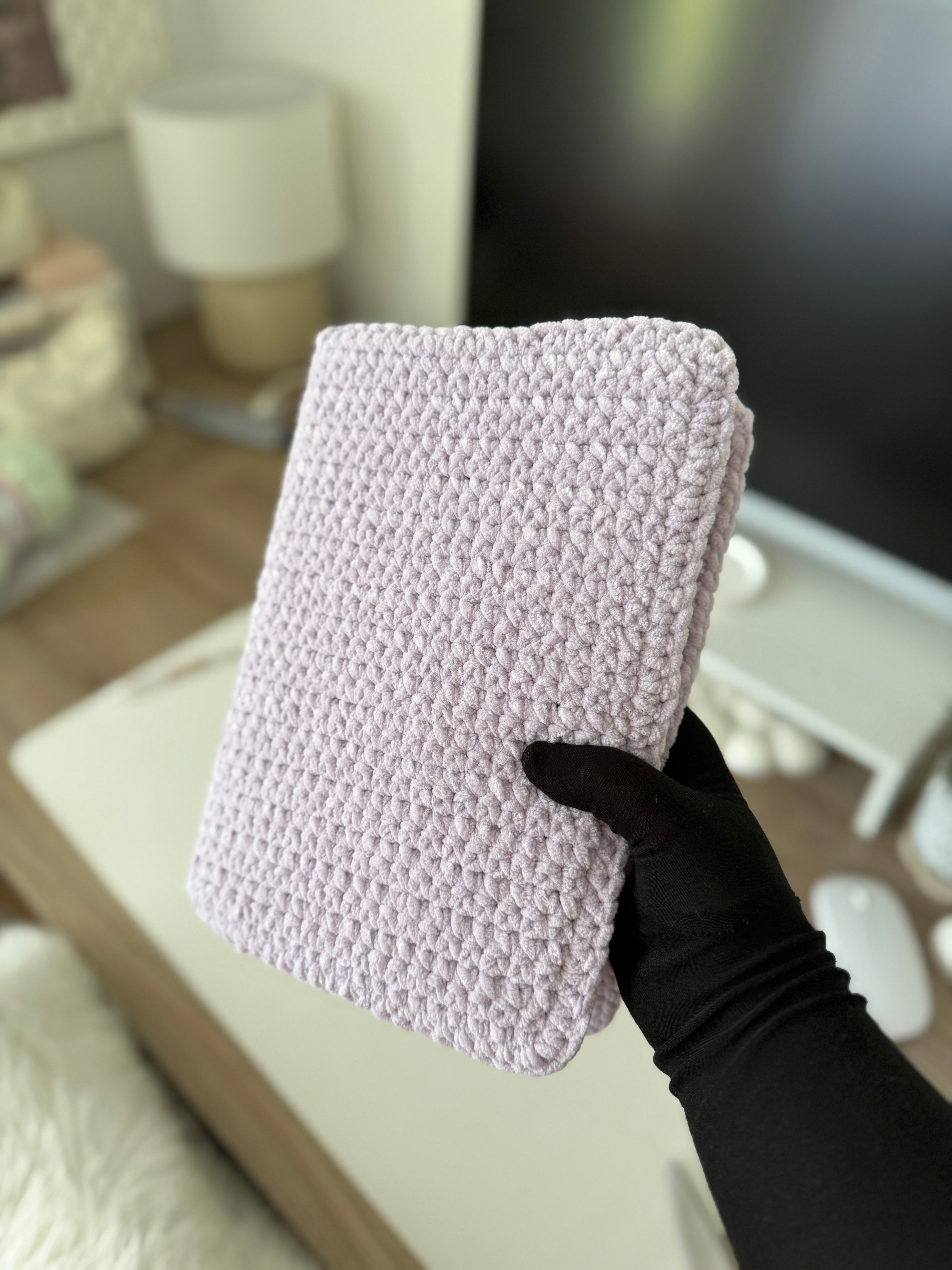 Protège mushaf en crochet violet