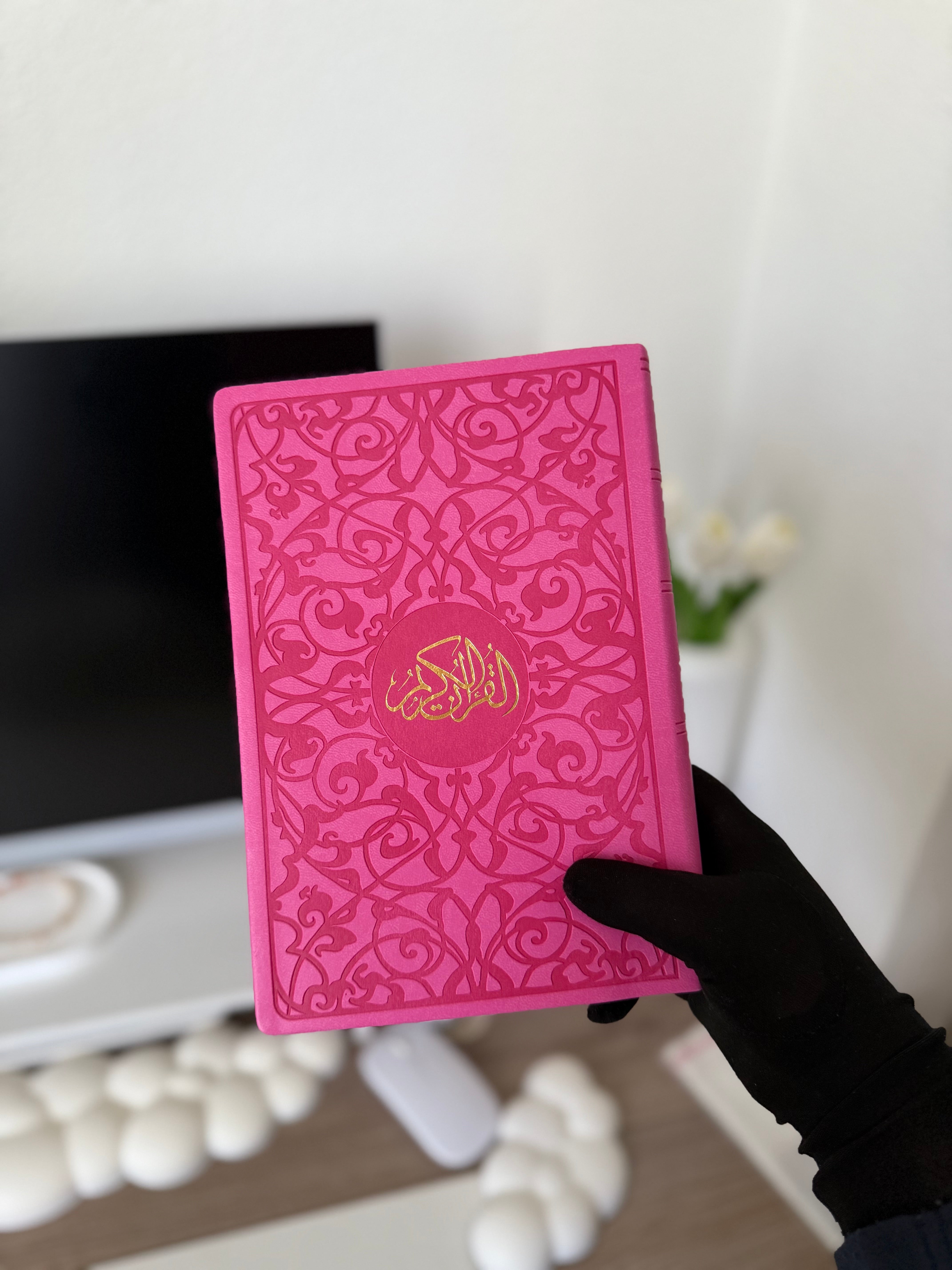Coran bilingue rose QR code - Tawhid