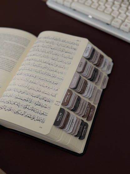 Quran avec onglets plastifiés
