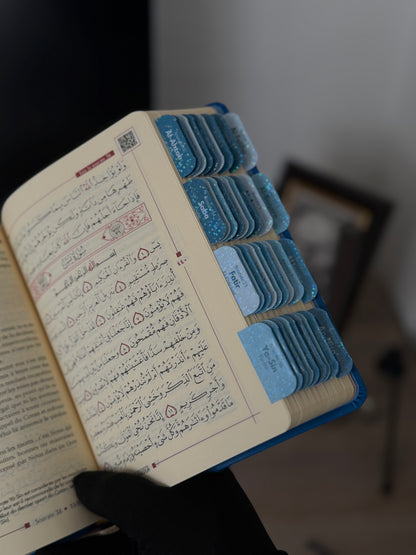 Quran avec onglets holographiques