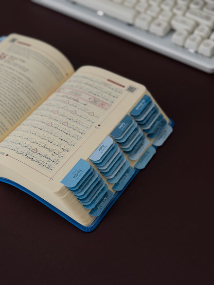 Quran avec onglets holographiques