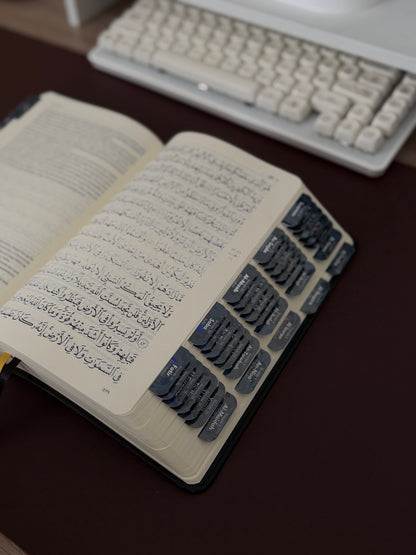 Quran avec onglets holographiques
