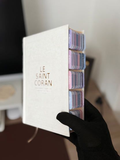 Quran avec onglets glossy 135gr