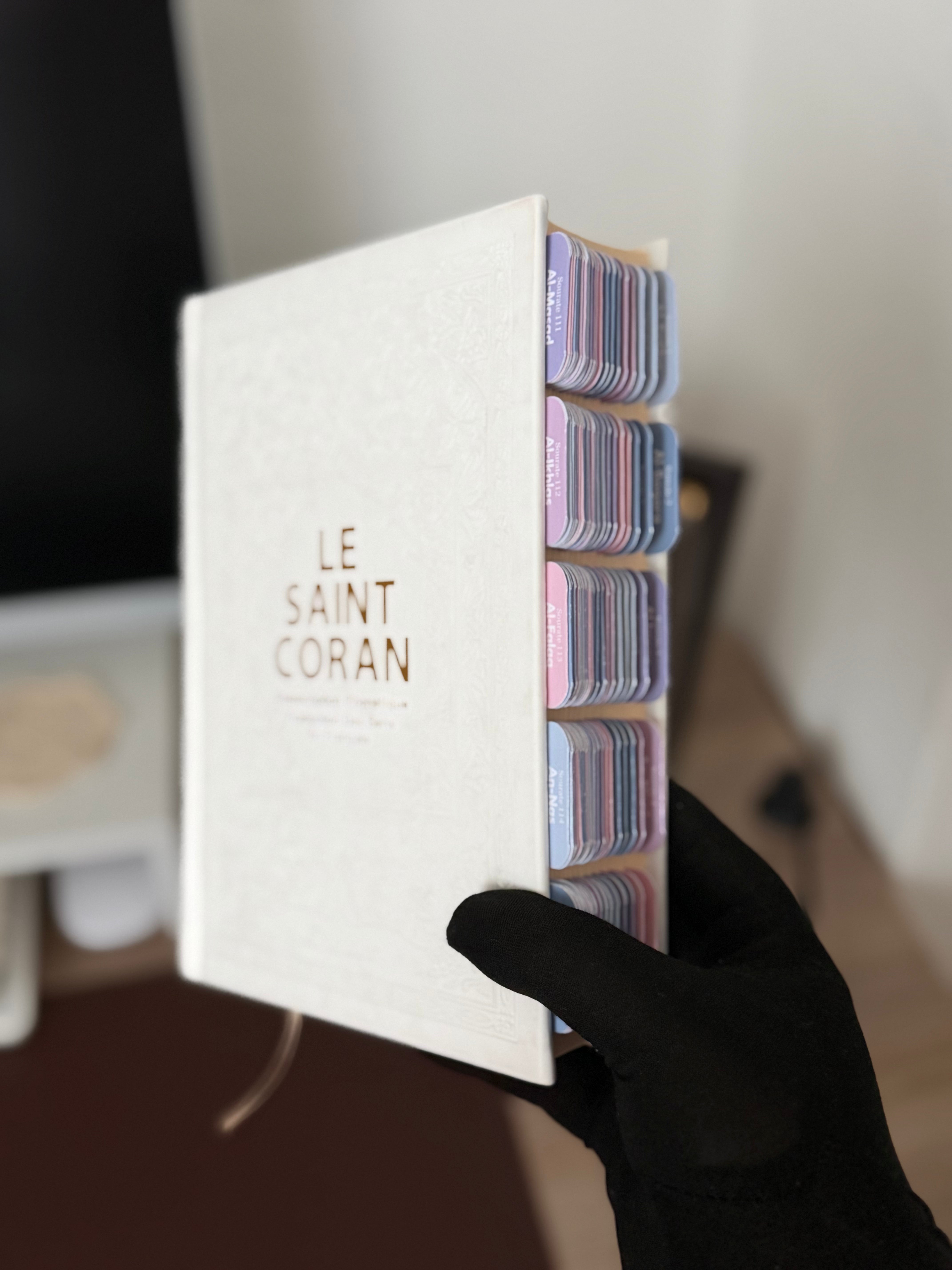 Quran avec onglets glossy 135gr