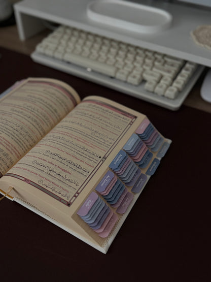 Quran avec onglets glossy 135gr