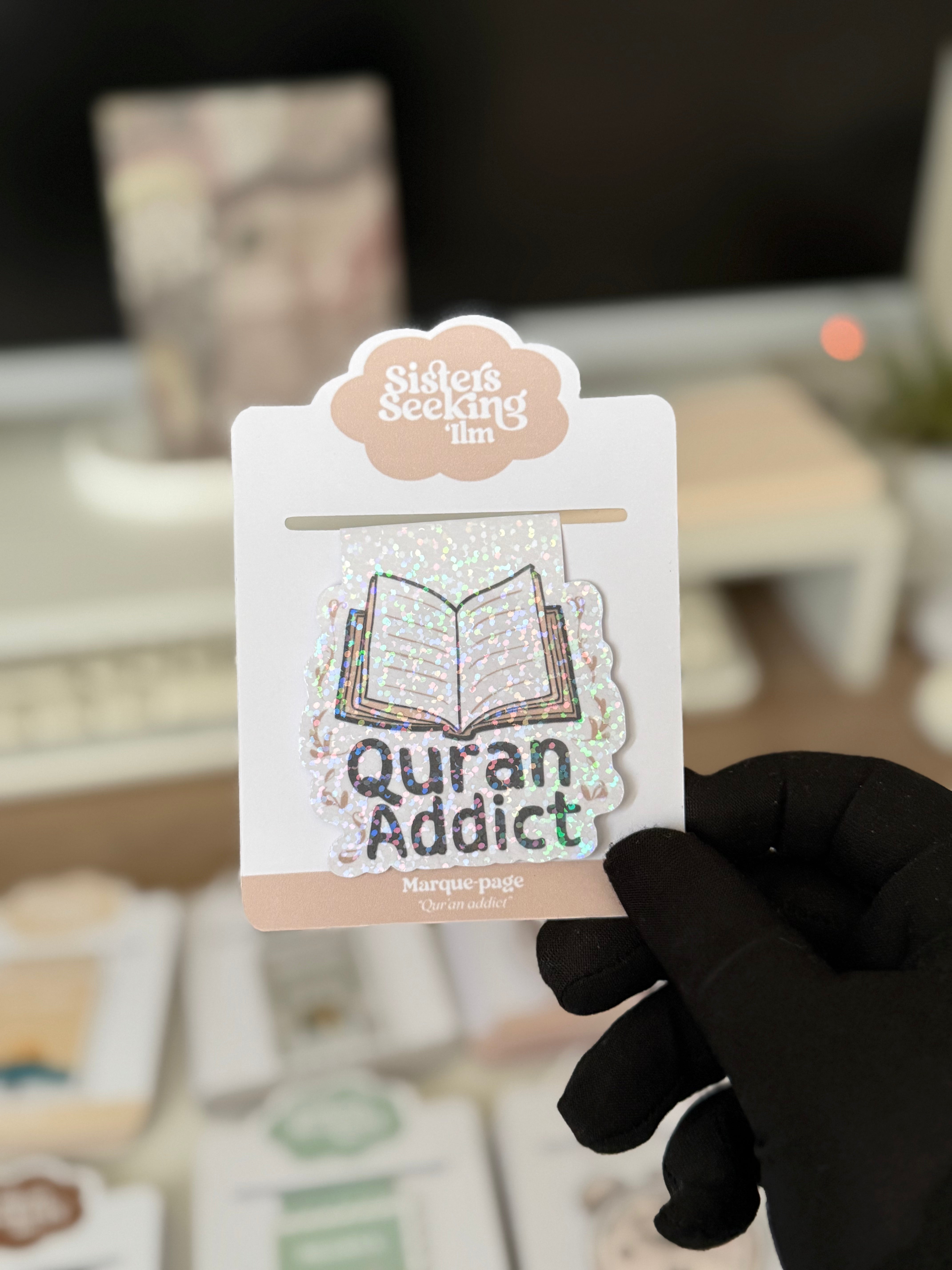 "Quran addict" magnetic bookmark