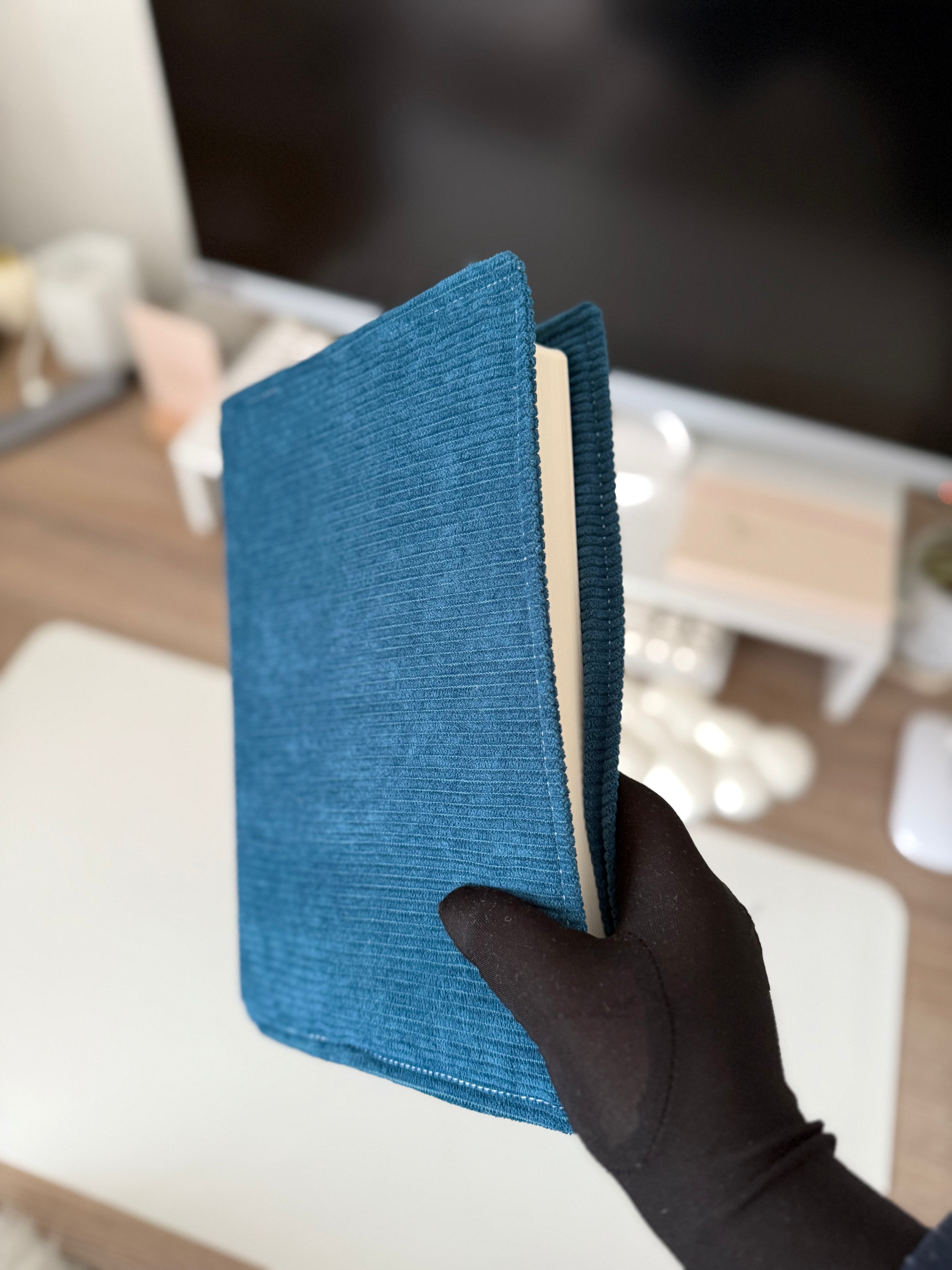 Duck blue corduroy blanket