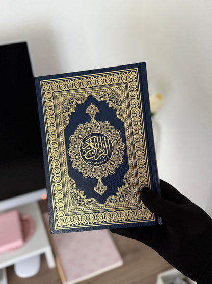 The Holy Qur'an With English Translation blue